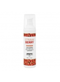 Разогревающее массажное масло  с ароматом клубники Gourmet Strawberry - 50 мл. - Exsens - купить с доставкой в Хабаровске