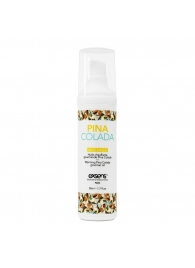 Разогревающее массажное масло с ароматом пина колада Gourmet Pina Colada - 50 мл. - Exsens - купить с доставкой в Хабаровске