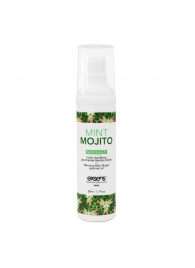 Разогревающее массажное масло с ароматом мохито Gourmet Mint Mojito - 50 мл. - Exsens - купить с доставкой в Хабаровске