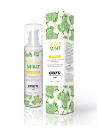 Разогревающее массажное масло Gourmet Spearmint Organic с органическими ингредиентами - 50 мл. - Exsens - купить с доставкой в Хабаровске