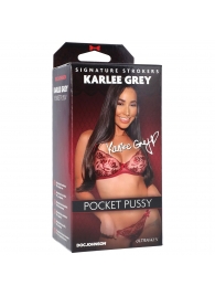 Мастурбатор-вагина Karlee Grey ULTRASKYN Pocket Pussy - Doc Johnson - в Хабаровске купить с доставкой