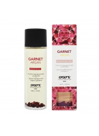 Органическое массажное масло GARNET ARGAN - 100 мл. - Exsens - купить с доставкой в Хабаровске