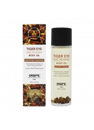 Органическое массажное масло TIGER EYE MACADAMIA - 100 мл. - Exsens - купить с доставкой в Хабаровске