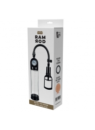 Прозрачная вакуумная помпа с манометром Deluxe Penis Pump - Dream Toys - в Хабаровске купить с доставкой