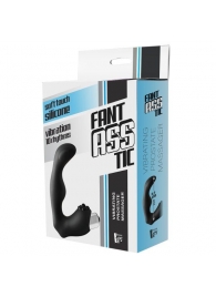 Черный вибромассажер простаты FantASStic Vibrating Prostate Massager - 11,3 см. - Dream Toys - в Хабаровске купить с доставкой