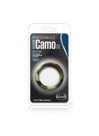 Эрекционное кольцо камуфляжной расцветки Silicone Camo Cock Ring - Blush Novelties - в Хабаровске купить с доставкой