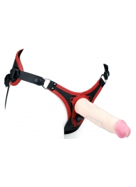 Пояс унисекс UNISEX Style с 2 насадками - LOVETOY (А-Полимер) - купить с доставкой в Хабаровске
