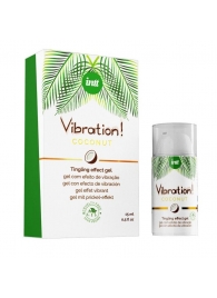 Возбуждающий гель с ароматом кокоса Vibration Coconut - 15 мл. - INTT - купить с доставкой в Хабаровске