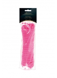 Розовая веревка для связывания Sweet Caress Rope - 10 метров - Sweet Caress - купить с доставкой в Хабаровске