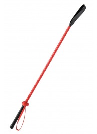 Красно-черный гладкий стек - 71 см. - Fetish Tentation - купить с доставкой в Хабаровске