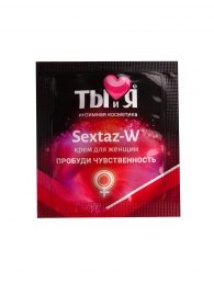Возбуждающий крем для женщин Sextaz-W в одноразовой упаковке - 1,5 гр. - Биоритм - купить с доставкой в Хабаровске