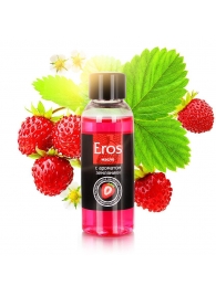 Массажное масло Eros fantasy с ароматом земляники - 50 мл. - Биоритм - купить с доставкой в Хабаровске
