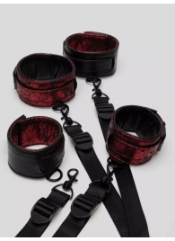 Изысканный набор фиксаций на кровати Reversible Under Mattress Restraint Set - Fifty Shades of Grey - купить с доставкой в Хабаровске