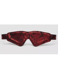 Двусторонняя красно-черная маска на глаза Reversible Faux Leather Blindfold - Fifty Shades of Grey - купить с доставкой в Хабаровске