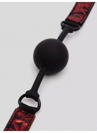 Кляп-шар на двусторонних ремешках Reversible Silicone Ball Gag - Fifty Shades of Grey - купить с доставкой в Хабаровске