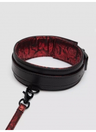 Стильный ошейник с поводком Reversible Faux Leather Collar and Lead - Fifty Shades of Grey - купить с доставкой в Хабаровске