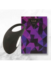 Черное эрекционное виброкольцо Thor Cockring - FeelzToys - в Хабаровске купить с доставкой