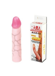 Удлиняющая насадка на пенис Deep Love - 21,5 см. - Baile - в Хабаровске купить с доставкой