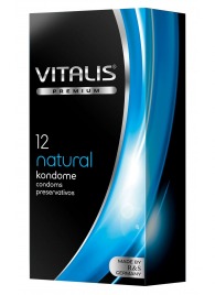 Классические презервативы VITALIS PREMIUM natural - 12 шт. - Vitalis - купить с доставкой в Хабаровске