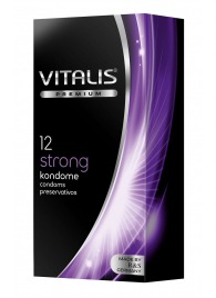 Презервативы с утолщённой стенкой VITALIS PREMIUM strong - 12 шт. - Vitalis - купить с доставкой в Хабаровске
