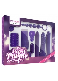 Эротический набор Toy Joy Mega Purple - Toy Joy - купить с доставкой в Хабаровске