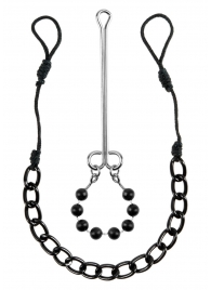 Интимные украшения с бусинами NIPPLE   CLIT JEWELRY - Pipedream - купить с доставкой в Хабаровске