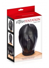 Маска-шлем на голову с отверстиями для дыхания - Fetish Tentation - купить с доставкой в Хабаровске