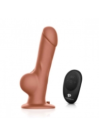 Реалистичный страпон с радиоуправлением Remote Control Realistic - 21 см. - Pegasus - купить с доставкой в Хабаровске