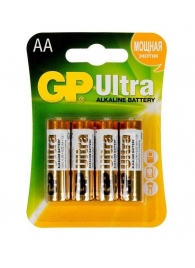 Батарейки алкалиновые GP Ultra Alkaline AA/LR6 - 4 шт. - Элементы питания - купить с доставкой в Хабаровске