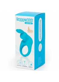 Голубое эрекционное виброкольцо Happy Rabbit Rechargeable Rabbit Cock Ring - Happy Rabbit - в Хабаровске купить с доставкой