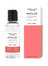 Смазка на силиконовой основе Mixgliss Happy - 50 мл. - Mixgliss - купить с доставкой в Хабаровске