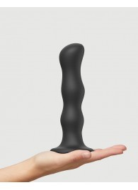 Черная насадка Strap-On-Me Dildo Geisha Balls size XL - Strap-on-me - купить с доставкой в Хабаровске