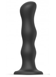 Черная насадка Strap-On-Me Dildo Geisha Balls size XL - Strap-on-me - купить с доставкой в Хабаровске