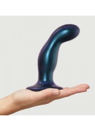 Темно-синяя насадка Strap-On-Me Dildo Plug Snaky size M - Strap-on-me - купить с доставкой в Хабаровске