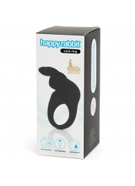 Черное эрекционное виброкольцо Happy Rabbit Rechargeable Rabbit Cock Ring - Happy Rabbit - в Хабаровске купить с доставкой