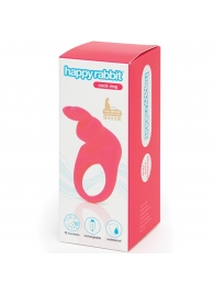 Розовое эрекционное виброкольцо Happy Rabbit Rechargeable Rabbit Cock Ring - Happy Rabbit - в Хабаровске купить с доставкой