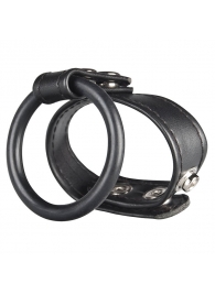 Двойное кольцо выносливости на пенис DUAL STAMINA RING - BlueLine - в Хабаровске купить с доставкой