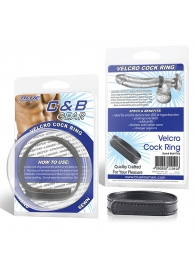 Кольцо на пенис из искусственной кожи на липучке VELCRO COCK RING - 5 см. - BlueLine - в Хабаровске купить с доставкой