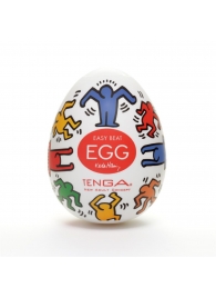 Мастурбатор-яйцо Keith Haring EGG DANCE - Tenga - в Хабаровске купить с доставкой