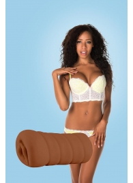 Коричневый мастурбатор-вагина BRIANNA - Dream Toys - в Хабаровске купить с доставкой