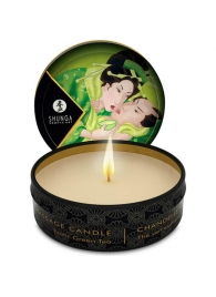 Массажная свеча Exotic Green Tea с ароматом зелёного чая - 30 мл. - Shunga - купить с доставкой в Хабаровске
