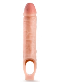 Телесная насадка на пенис 10 Inch Cock Sheath Extender - 25 см. - Blush Novelties - в Хабаровске купить с доставкой