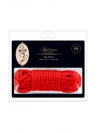 Красная веревка для фиксации - 10 м. - Sweet Caress - купить с доставкой в Хабаровске