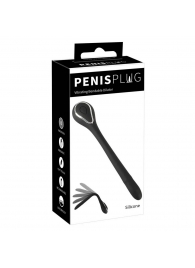 Черный гибкий уретральный стимулятор с вибрацией Vibrating Bendable Dilator - 13,5 см. - Orion - купить с доставкой в Хабаровске