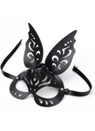 Черная ажурная маска  Зайка  с ушками - Crazy Handmade - купить с доставкой в Хабаровске