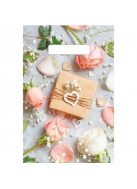 Полиэтиленовый пакет  Подарочек  с вырубной усиленной ручкой - 20 х 30 см. - Сима-Ленд - купить с доставкой в Хабаровске