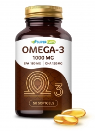 Пищевая добавка SuperCaps OMEGA-3 - 50 капсул (1000 мг) - SuperCaps - купить с доставкой в Хабаровске
