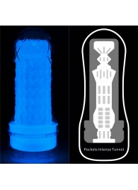 Светящийся в темноте мастурбатор Lumino Play Masturbator Pocketed - Lovetoy - в Хабаровске купить с доставкой