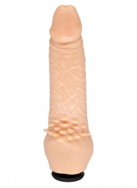 Телесная насадка-фаллос с шипами для массажа клитора - 17,8 см. - LOVETOY (А-Полимер) - купить с доставкой в Хабаровске