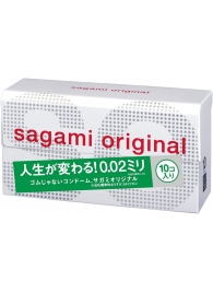 Ультратонкие презервативы Sagami Original 0.02 - 10 шт. - Sagami - купить с доставкой в Хабаровске